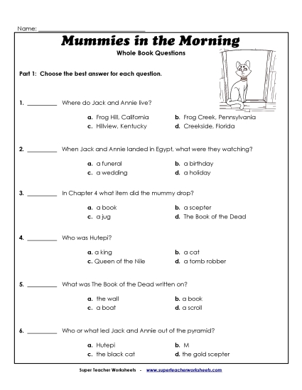 Whole Book - Whole Book Questions Whole Book - Whole Book Questions