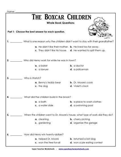 Whole Book - Whole Book Questions Whole Book - Whole Book Questions
