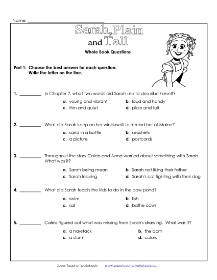 Whole Book - Whole Book Questions