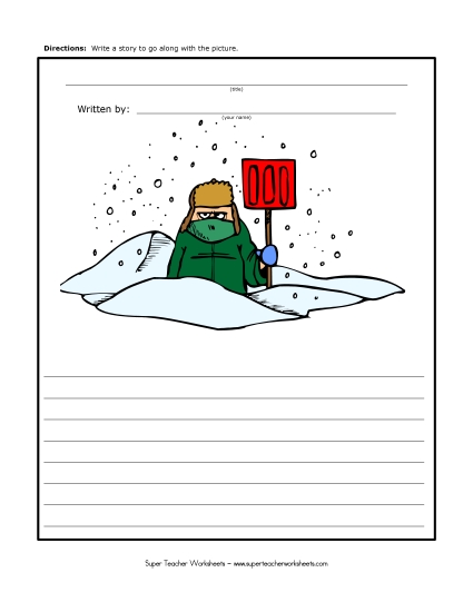 Holiday Story Pictures - Winter Shovel