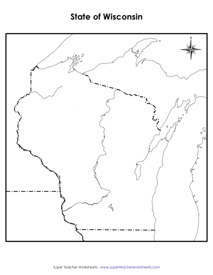 Maps - Wisconsin Map (Blank) Maps - Wisconsin Map (Blank)