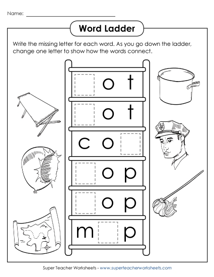 Word Ladders - Word Ladder: Pot to Map Word Ladders - Word Ladder: Pot to Map