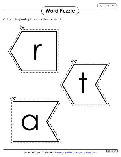 Word Puzzle: After