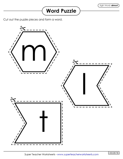 Word Puzzle: Almost Word Puzzle: Almost