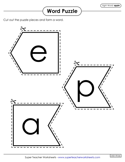 Word Puzzle: Apple Word Puzzle: Apple