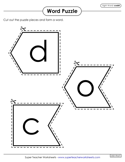 Word Puzzle: Could Word Puzzle: Could