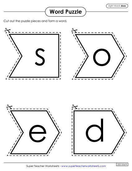 Word Puzzle: Does Word Puzzle: Does