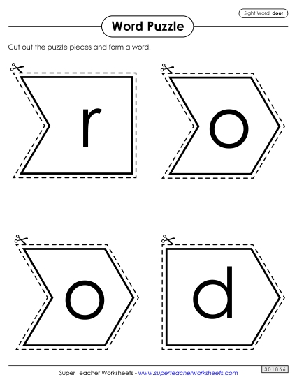 Word Puzzle: Door Word Puzzle: Door