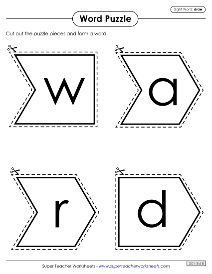 Word Puzzle: Draw Word Puzzle: Draw