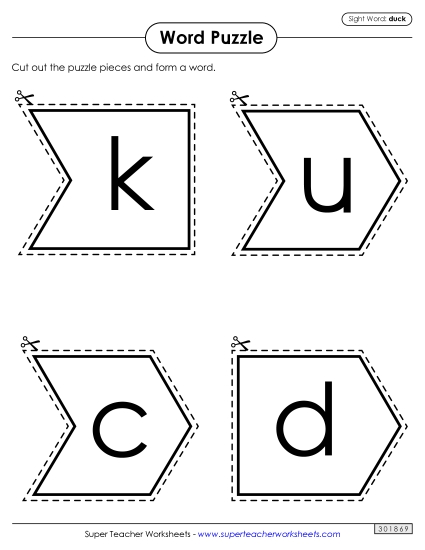 Word Puzzle: Duck Word Puzzle: Duck
