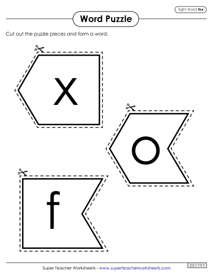 Word Puzzle: Fox Word Puzzle: Fox