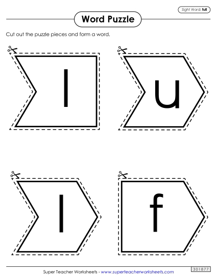 Word Puzzle: Full Word Puzzle: Full