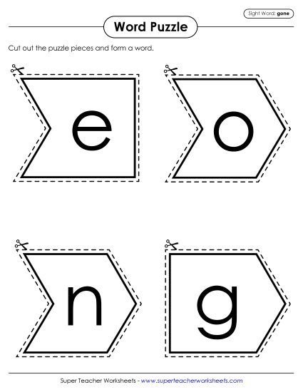 Word Puzzle: Gone Word Puzzle: Gone