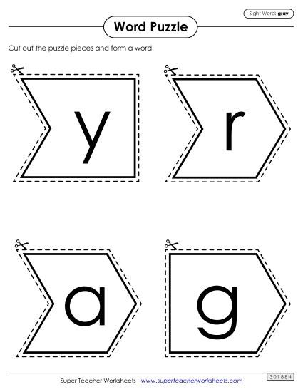 Word Puzzle: Gray Word Puzzle: Gray