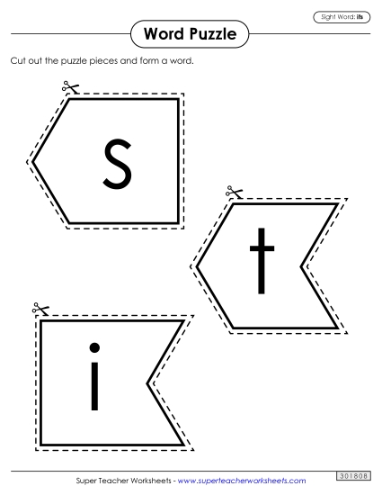 Word Puzzle: Its Word Puzzle: Its