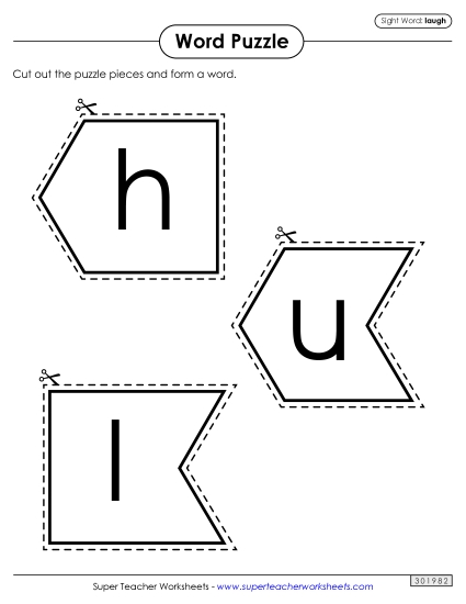 Word Puzzle: Laugh Word Puzzle: Laugh