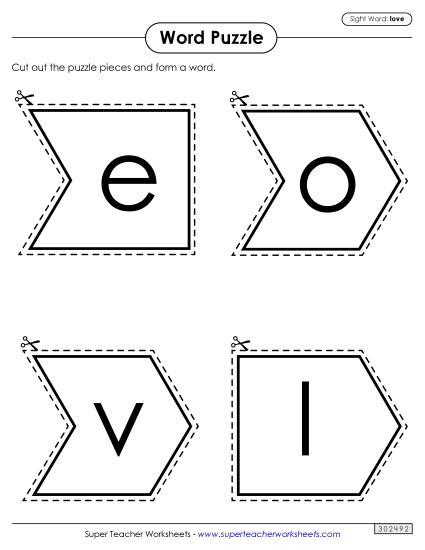 Word Puzzle: Love Word Puzzle: Love
