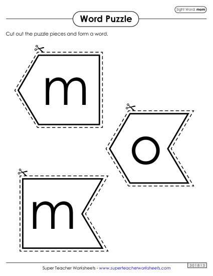 Word Puzzle: Mom Word Puzzle: Mom