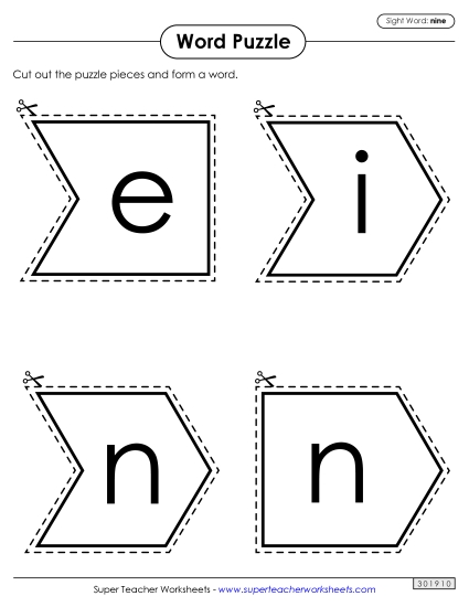 Word Puzzle: Nine Word Puzzle: Nine
