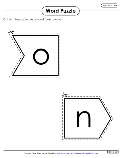 Word Puzzle: No