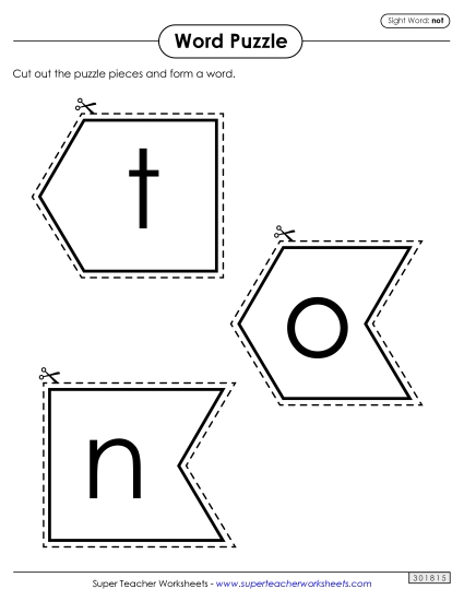 Word Puzzle: Not Word Puzzle: Not