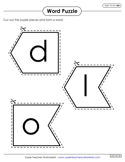 Word Puzzle: Old Word Puzzle: Old
