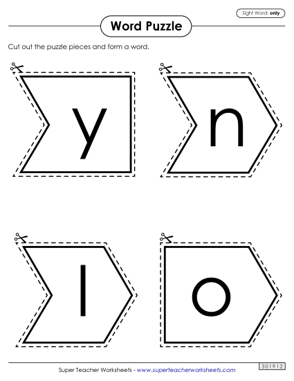 Word Puzzle: Only Word Puzzle: Only