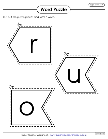 Word Puzzle: Our Word Puzzle: Our