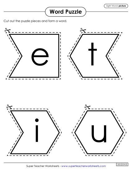 Word Puzzle: Picture Word Puzzle: Picture