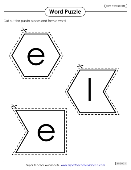 Word Puzzle: Please Word Puzzle: Please