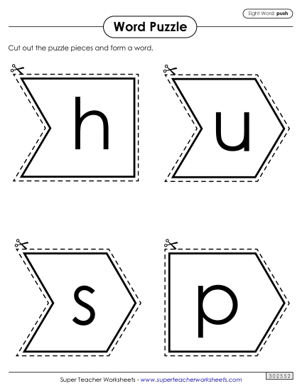 Word Puzzle: Push