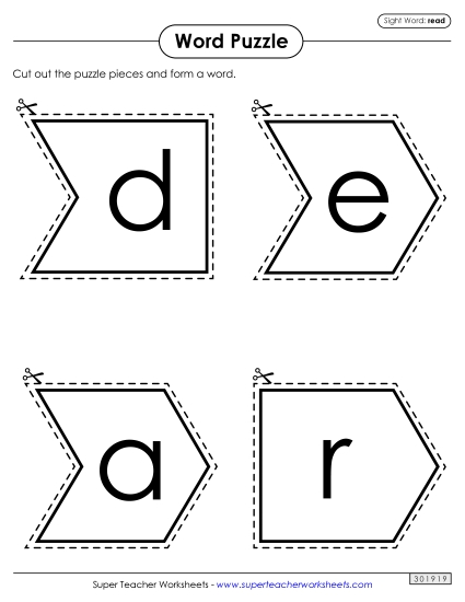 Word Puzzle: Read