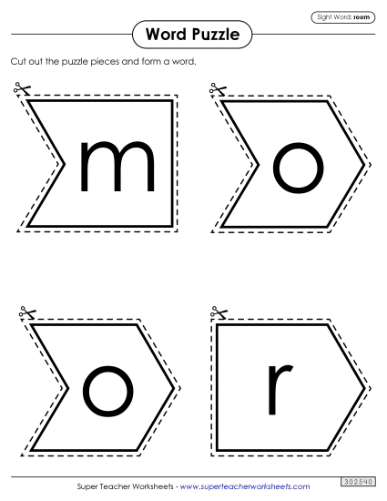 Word Puzzle: Room Word Puzzle: Room