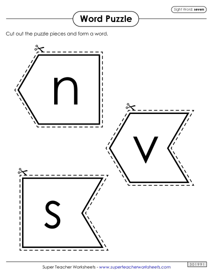 Word Puzzle: Seven Word Puzzle: Seven