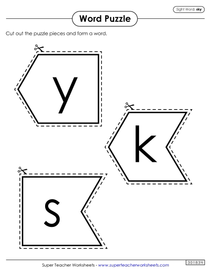 Word Puzzle: Sky Word Puzzle: Sky
