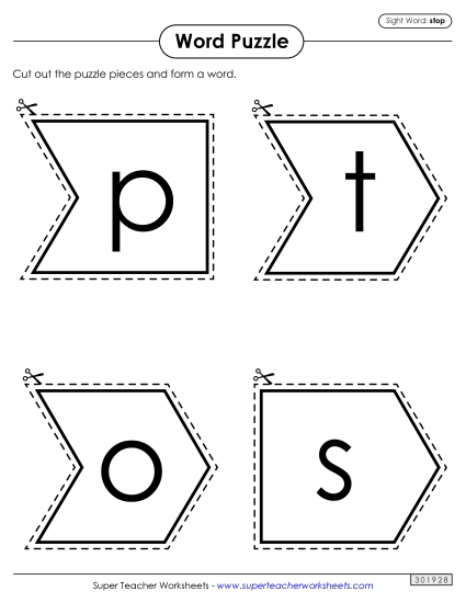 Word Puzzle: Stop Word Puzzle: Stop