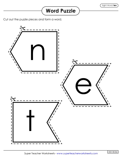 Word Puzzle: Ten
