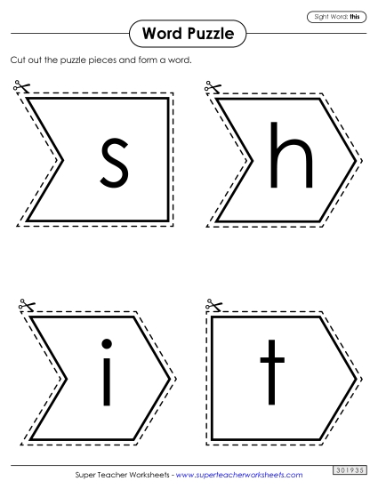 Word Puzzle: This Word Puzzle: This