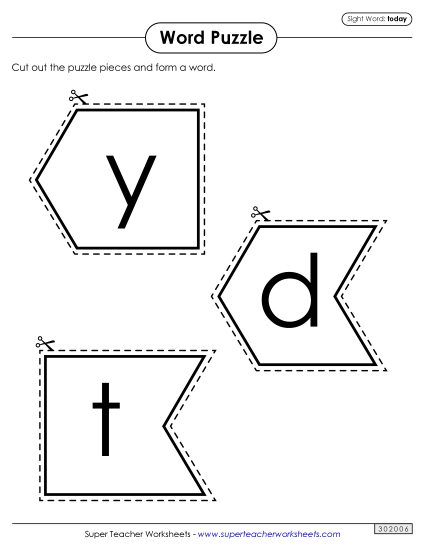 Word Puzzle: Today