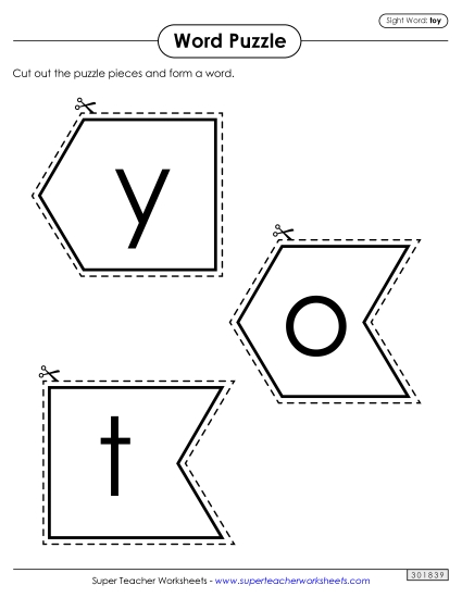 Word Puzzle: Toy Word Puzzle: Toy