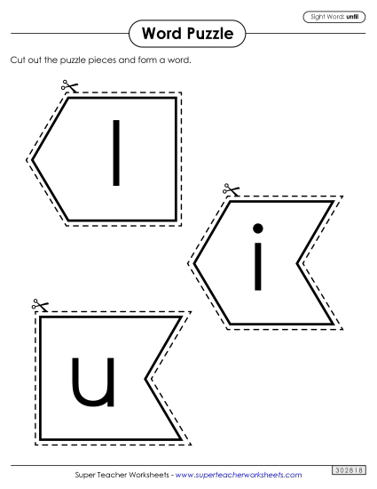 Word Puzzle: Until Word Puzzle: Until