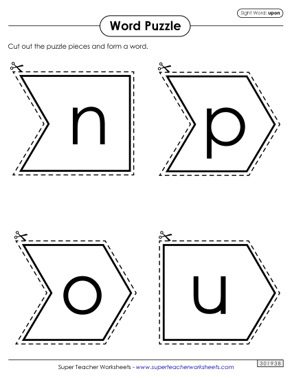 Word Puzzle: Upon