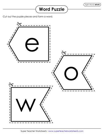 Word Puzzle: Whole