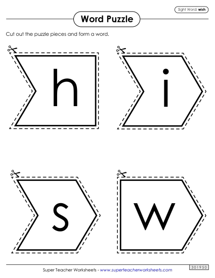 Word Puzzle: Wish Word Puzzle: Wish
