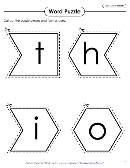 Word Puzzle: Without Word Puzzle: Without