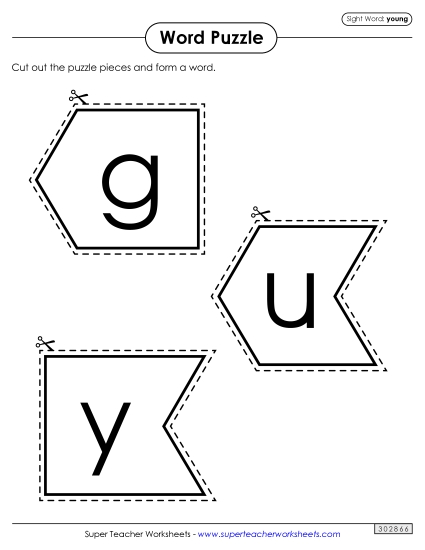Word Puzzle: Young Word Puzzle: Young