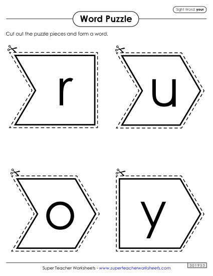 Word Puzzle: Your Word Puzzle: Your