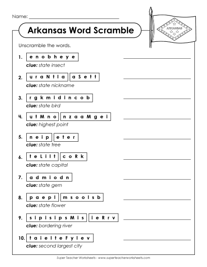 Puzzles - Word Scramble