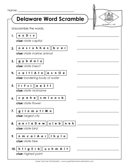 Puzzles - Word Scramble