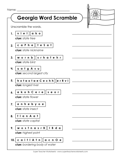 Puzzles - Word Scramble
